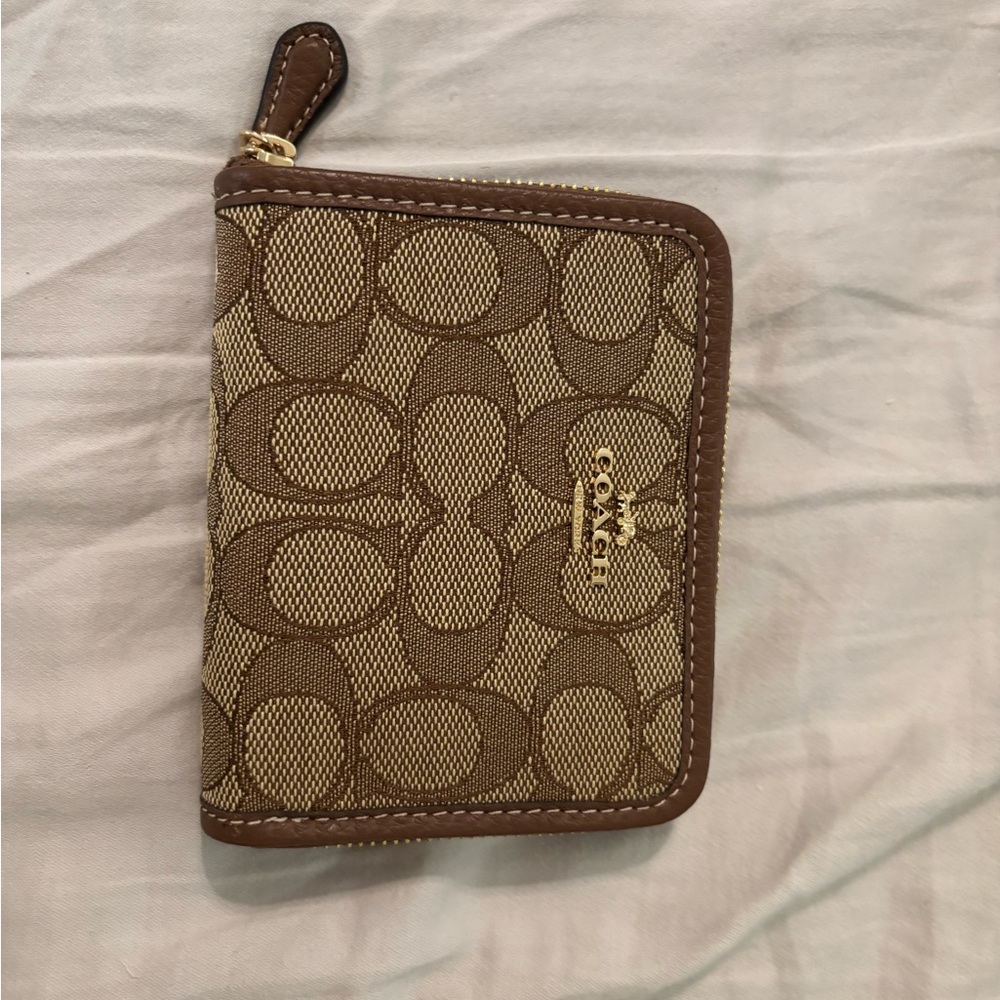 Coach Brown and Tan Wallet